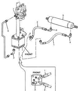 Power Steering Hydraulics Diagram and Parts List for 1872 2072-756300-799999-147730100-148720100-148730100-149720100-149730100 Cub Cadet Lawn Tractor